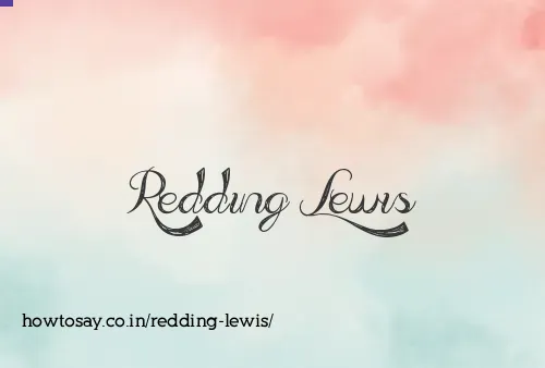 Redding Lewis