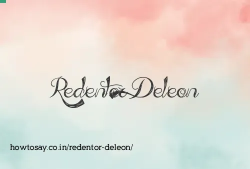 Redentor Deleon