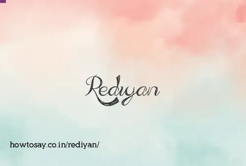 Rediyan