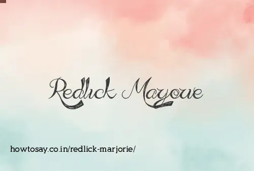 Redlick Marjorie
