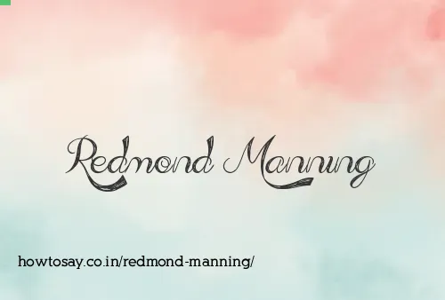 Redmond Manning