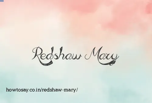 Redshaw Mary