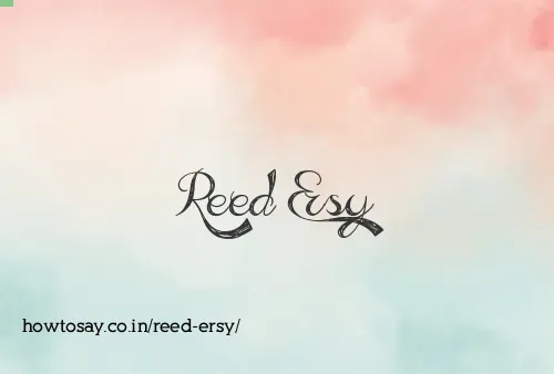 Reed Ersy