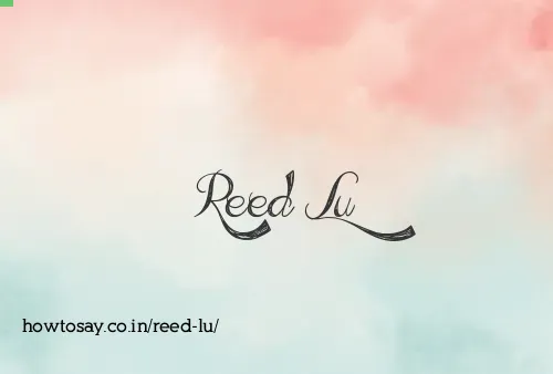 Reed Lu