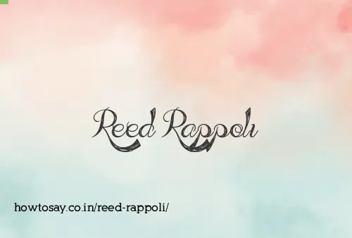 Reed Rappoli