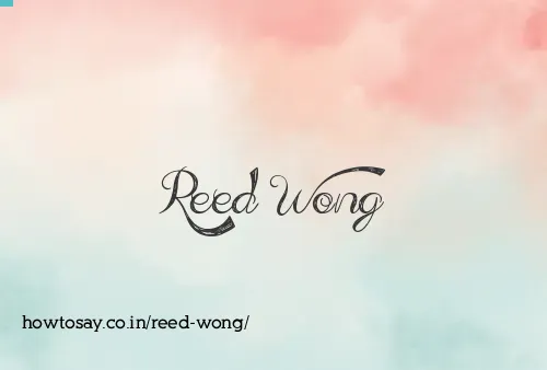 Reed Wong