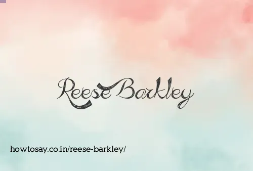 Reese Barkley