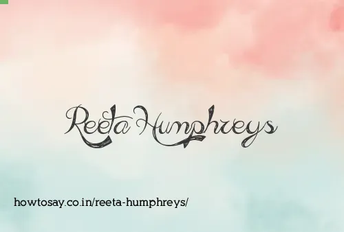 Reeta Humphreys
