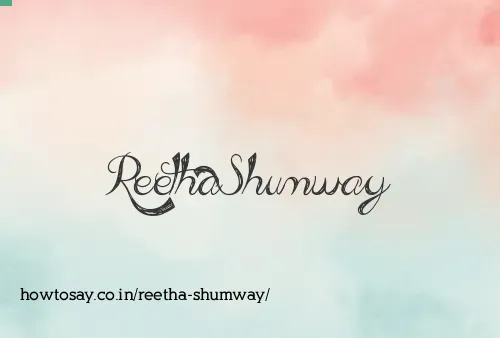Reetha Shumway