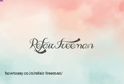 Refair Freeman