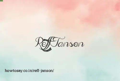 Reff Janson