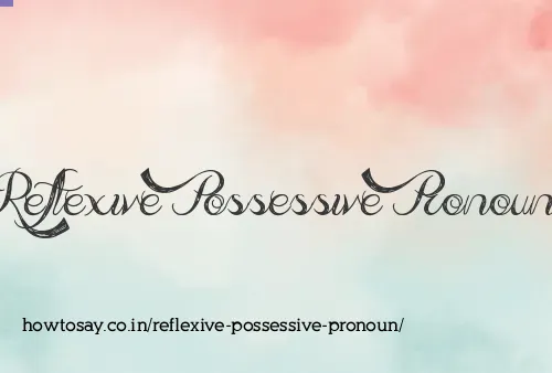 Reflexive Possessive Pronoun