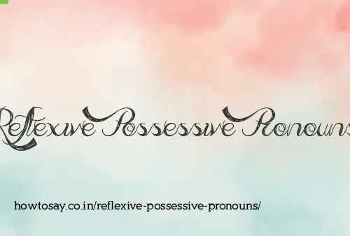 Reflexive Possessive Pronouns