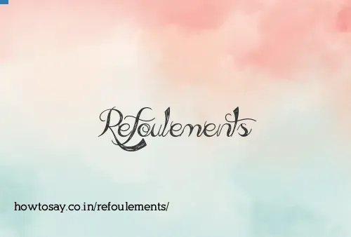 Refoulements