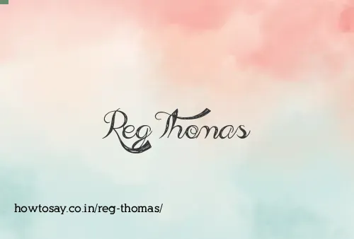 Reg Thomas