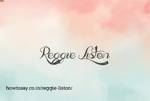 Reggie Liston