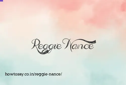 Reggie Nance