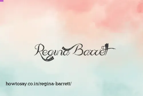 Regina Barrett