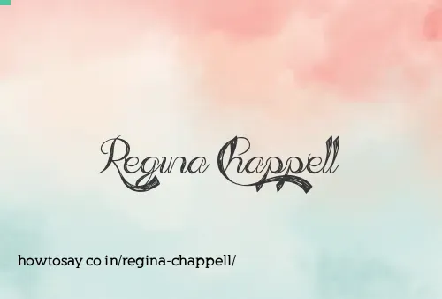 Regina Chappell