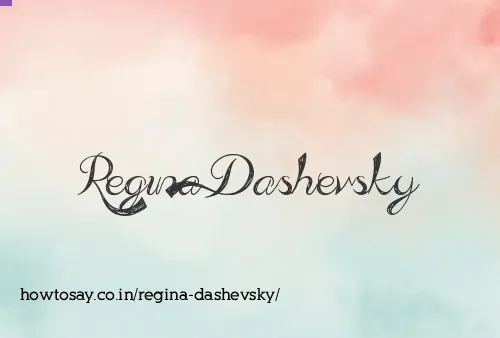 Regina Dashevsky