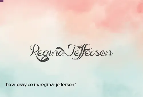 Regina Jefferson