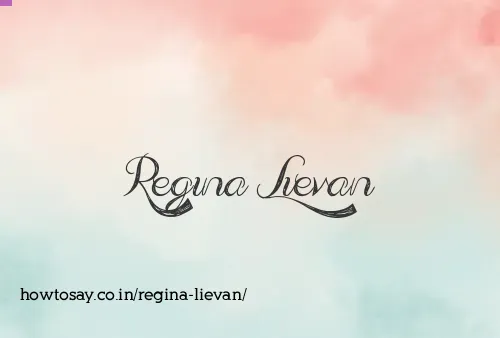Regina Lievan