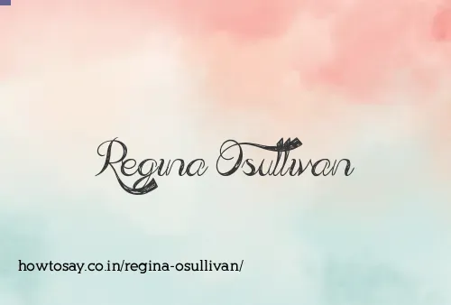 Regina Osullivan