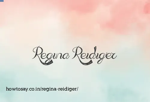 Regina Reidiger