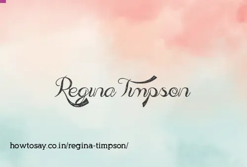 Regina Timpson