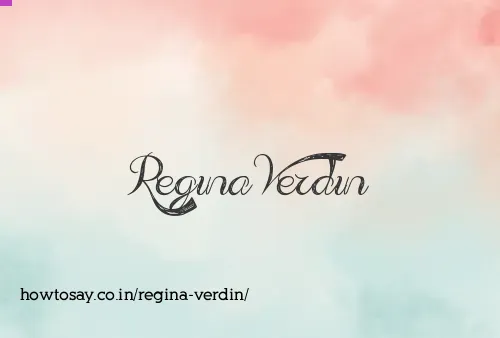 Regina Verdin