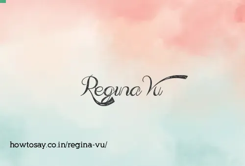 Regina Vu