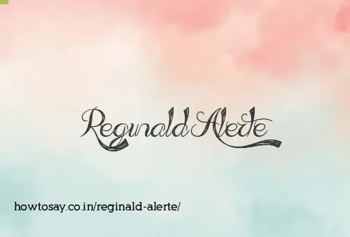 Reginald Alerte