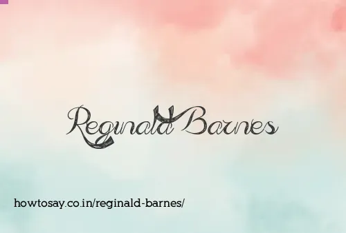 Reginald Barnes