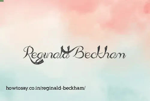 Reginald Beckham