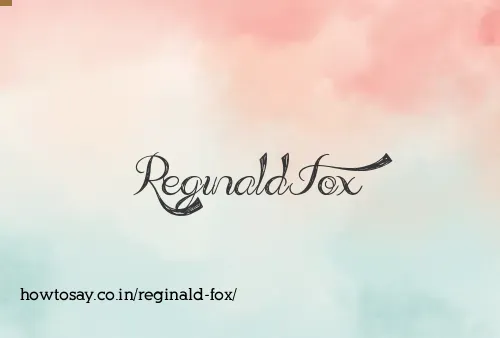 Reginald Fox