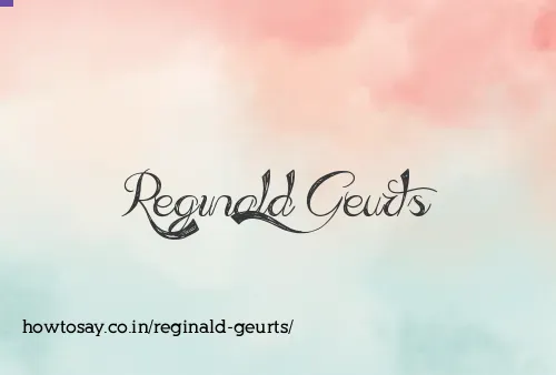Reginald Geurts