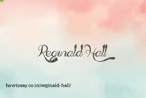 Reginald Hall