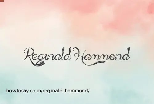 Reginald Hammond