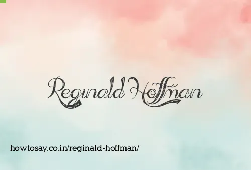 Reginald Hoffman