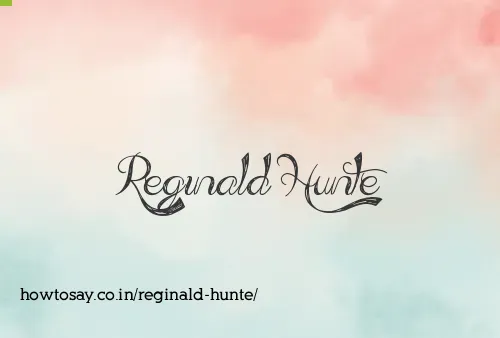 Reginald Hunte