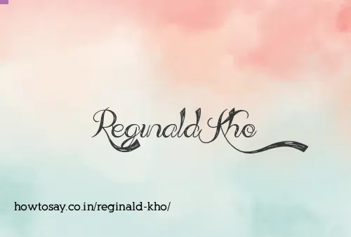 Reginald Kho