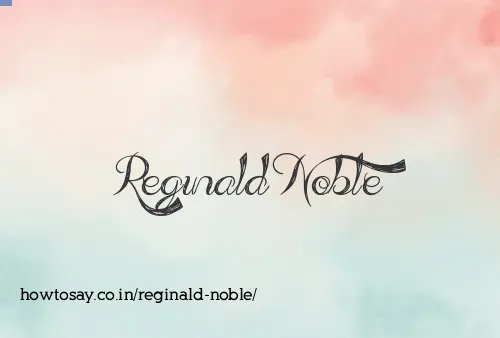 Reginald Noble