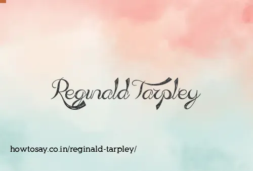 Reginald Tarpley