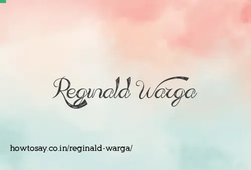 Reginald Warga