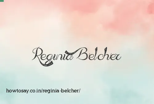 Reginia Belcher
