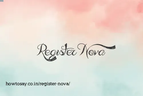 Register Nova