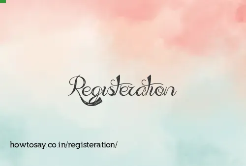 Registeration