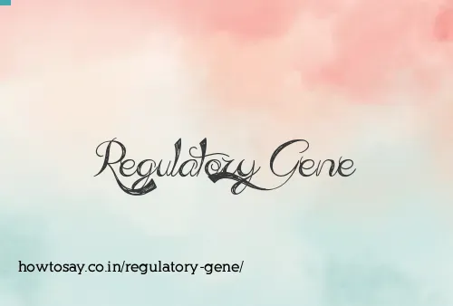 Regulatory Gene