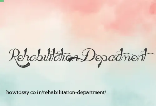 Rehabilitation Department