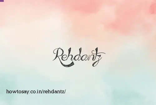 Rehdantz